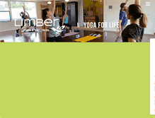 Tablet Screenshot of limberyoga.com